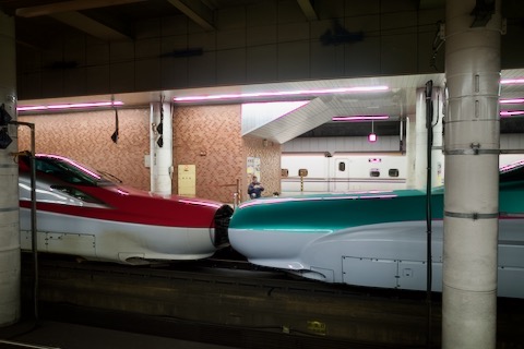 上野駅地下ホーム