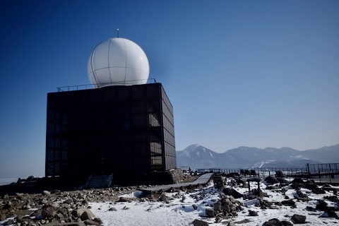 車山気象レーダー