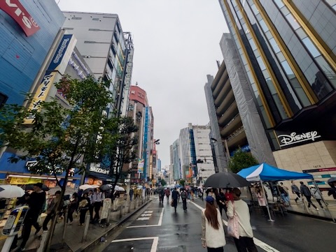 新宿通り 歩行者天国