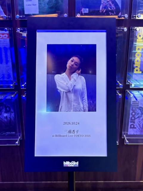 三浦透子 at Billboard TOKYO